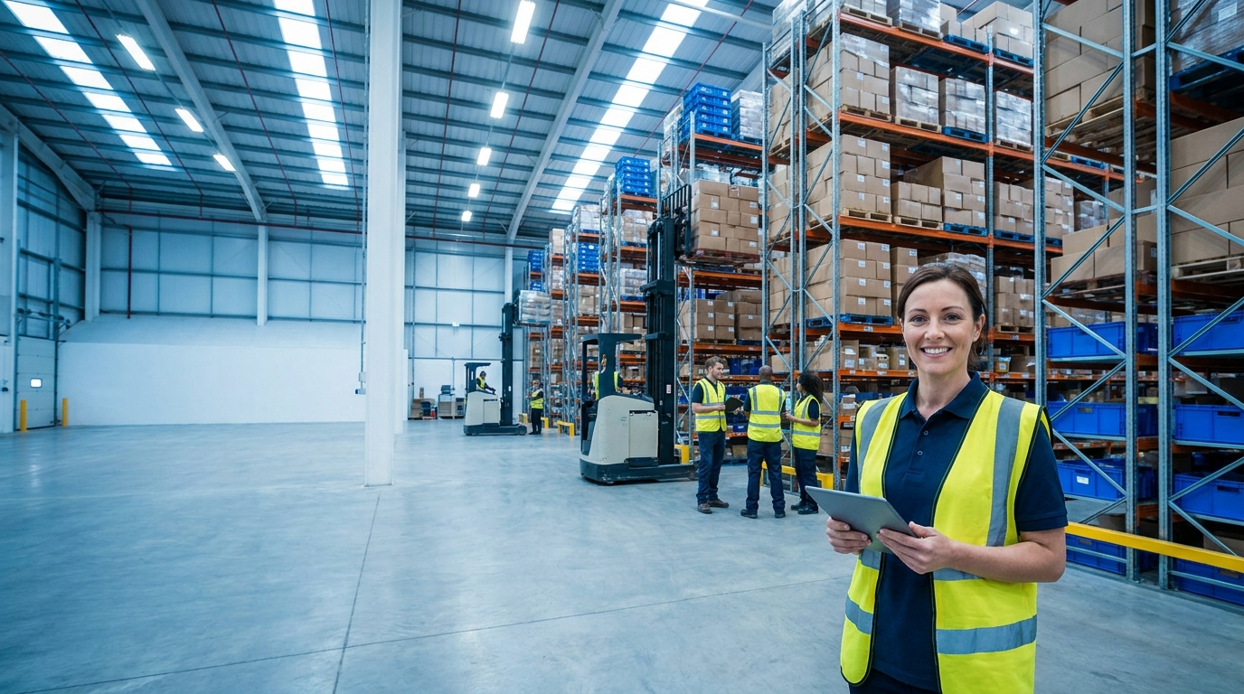 Fulfillment team picking and packing customer orders in a warehouse